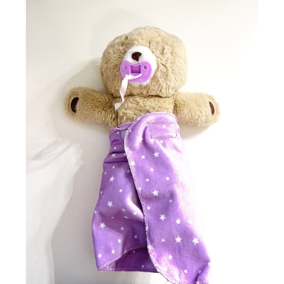 Little Live Pets Cozy Dozy Baby CUBBLES Bear Pacifier Blanket Interactive - Picture 1 of 4
